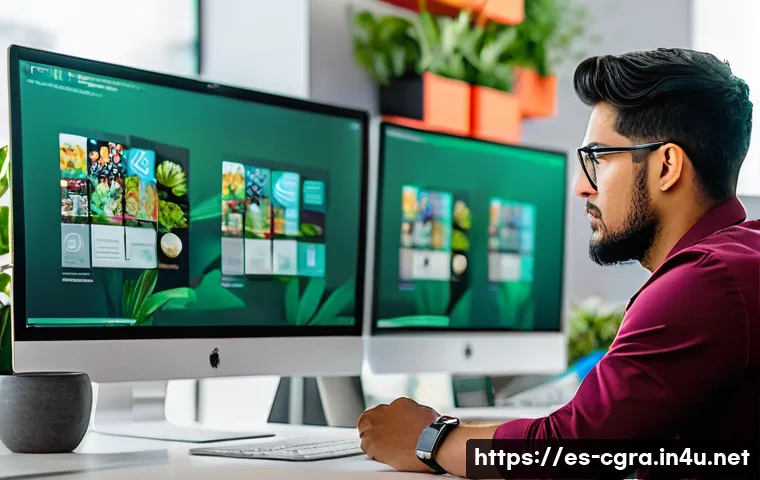 컴퓨터그래픽스운용기능사 자격증 취득 후 직업 방향성 - A vibrant digital advertising agency workspace in a modern office in Mexico City, featuring a young ...